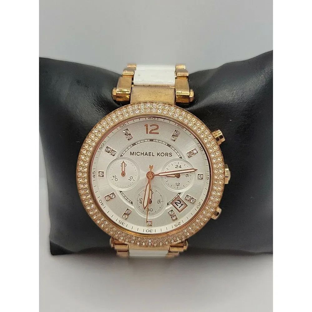 Michael Kors Parker MK5774 Women Stainless Steel Analog Dial Quartz Watch AM151